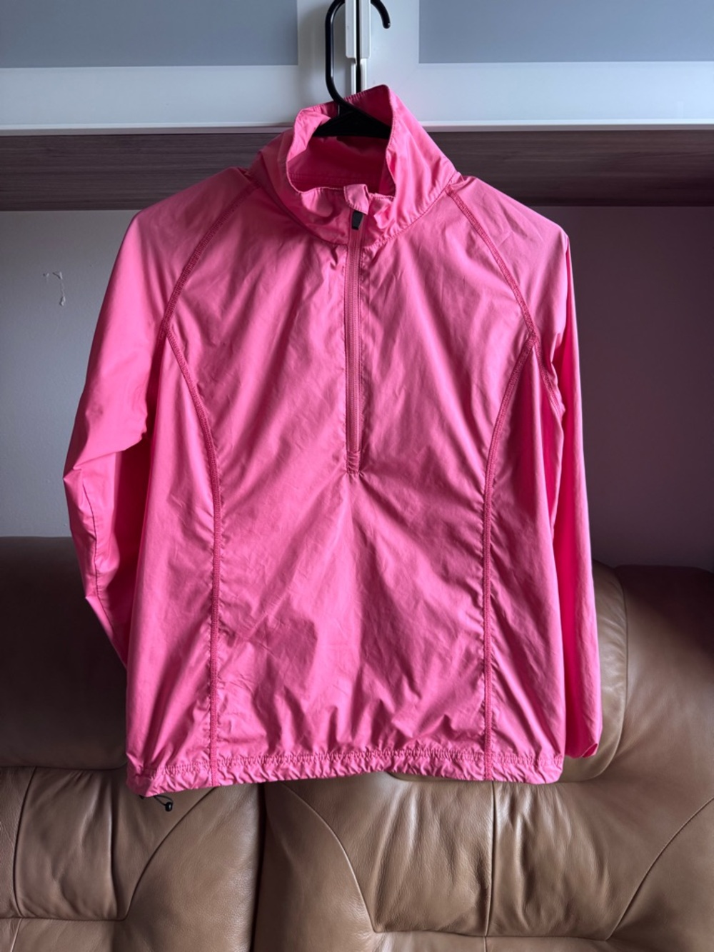 Peter Millar Women's Pink Half‑Zip Utility Jacket